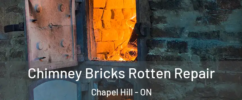  Chimney Bricks Rotten Repair Chapel Hill - ON