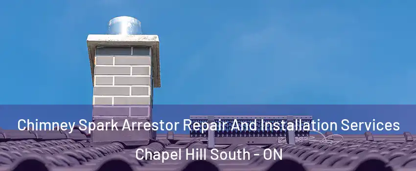 Chimney Spark Arrestor Repair And Installation Services Chapel Hill South - ON
