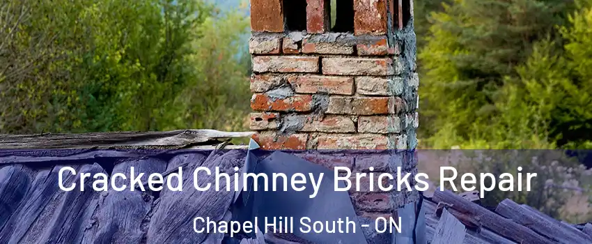 Cracked Chimney Bricks Repair Chapel Hill South - ON