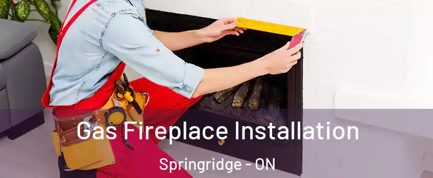  Gas Fireplace Installation Springridge - ON