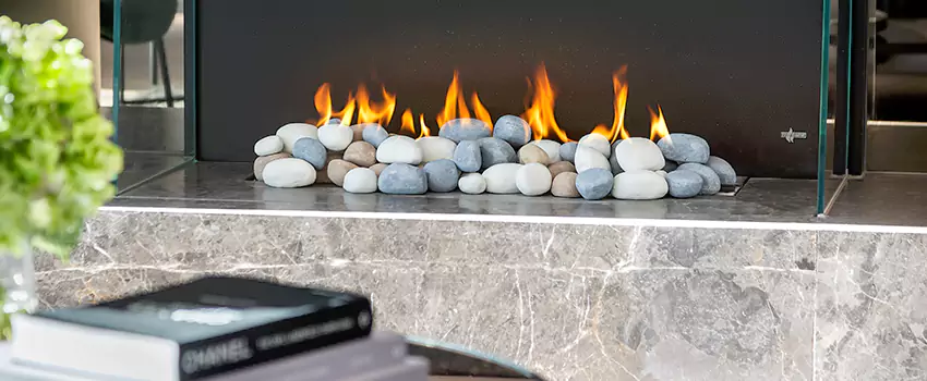 Double-Height Fireplace Design Refurbishment in Orleans, Ontario