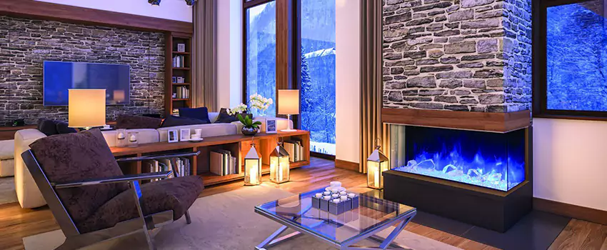 Dynamic Flame Color Fireplace Installation in Orleans, ON