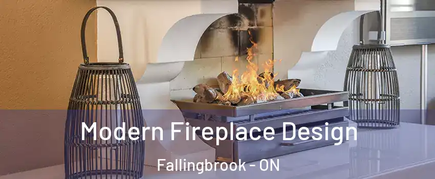  Modern Fireplace Design Fallingbrook - ON