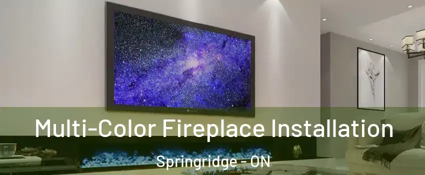  Multi-Color Fireplace Installation Springridge - ON