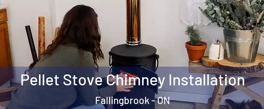  Pellet Stove Chimney Installation Fallingbrook - ON