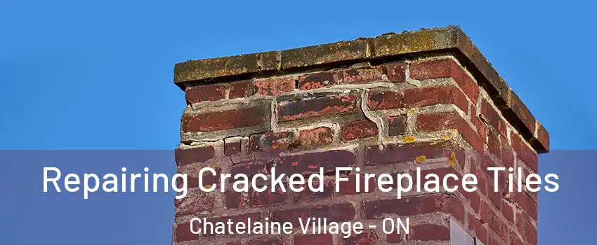 Repairing Cracked Fireplace Tiles Chatelaine Village - ON