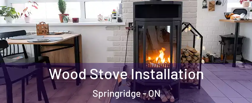  Wood Stove Installation Springridge - ON